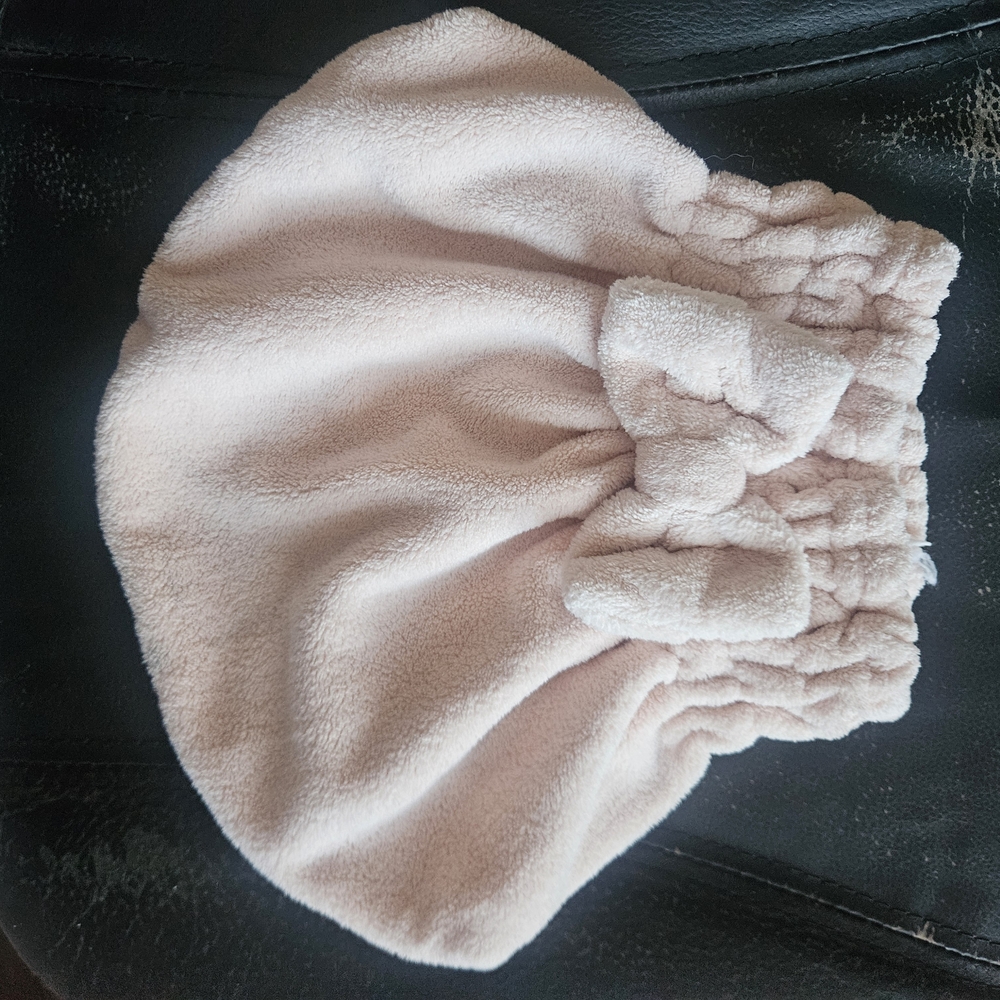 Soft Pink Hair Towel Wrap